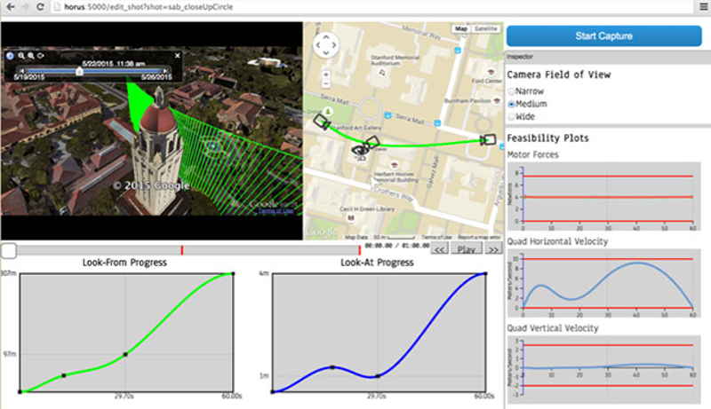 software virtual para imágenes con drone